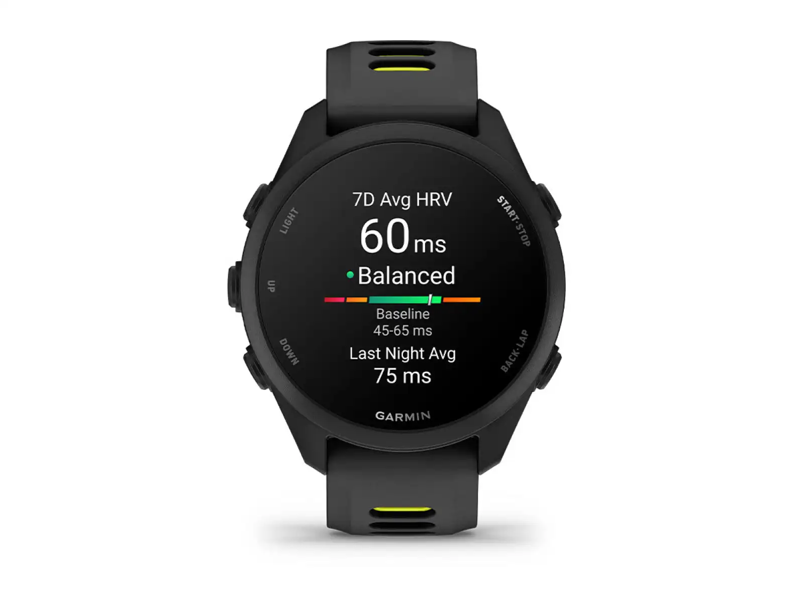 Garmin Forerunner 170 Black s řemínkem Black/Amp Yellow