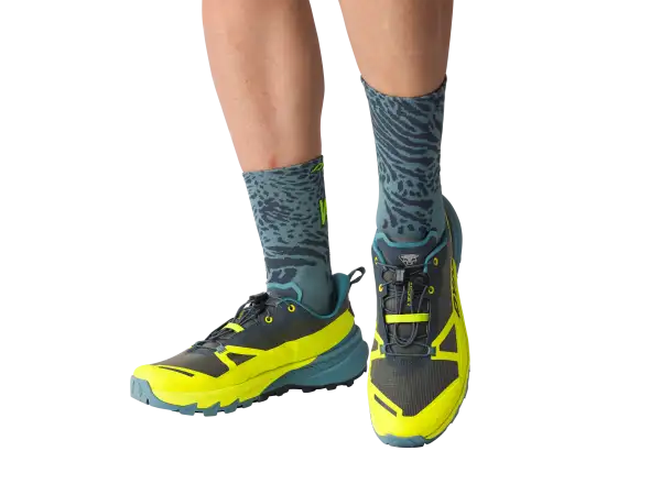 Dynafit Run Wild Crew běžecké ponožky Smoke Blue