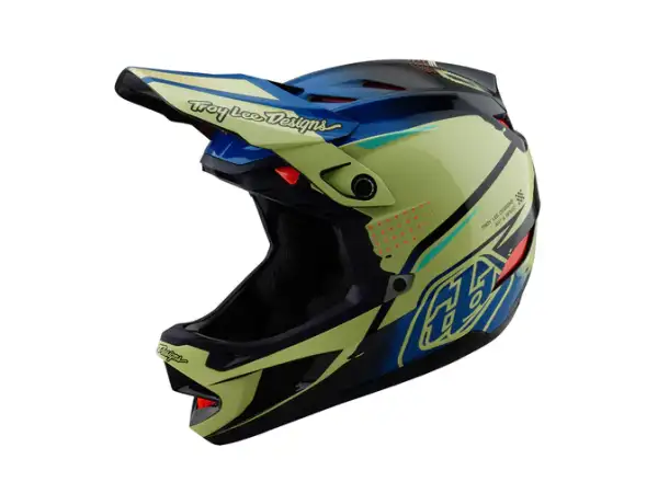 Troy Lee Designs D4 Composite přilba Drip Glo Yellow