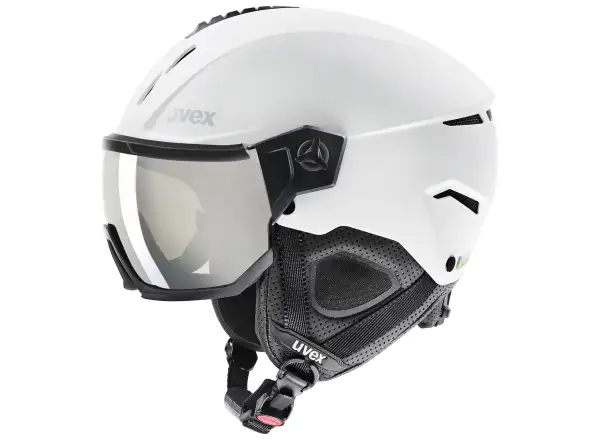 Uvex Instinct Visor lyžařská helma white/black matt