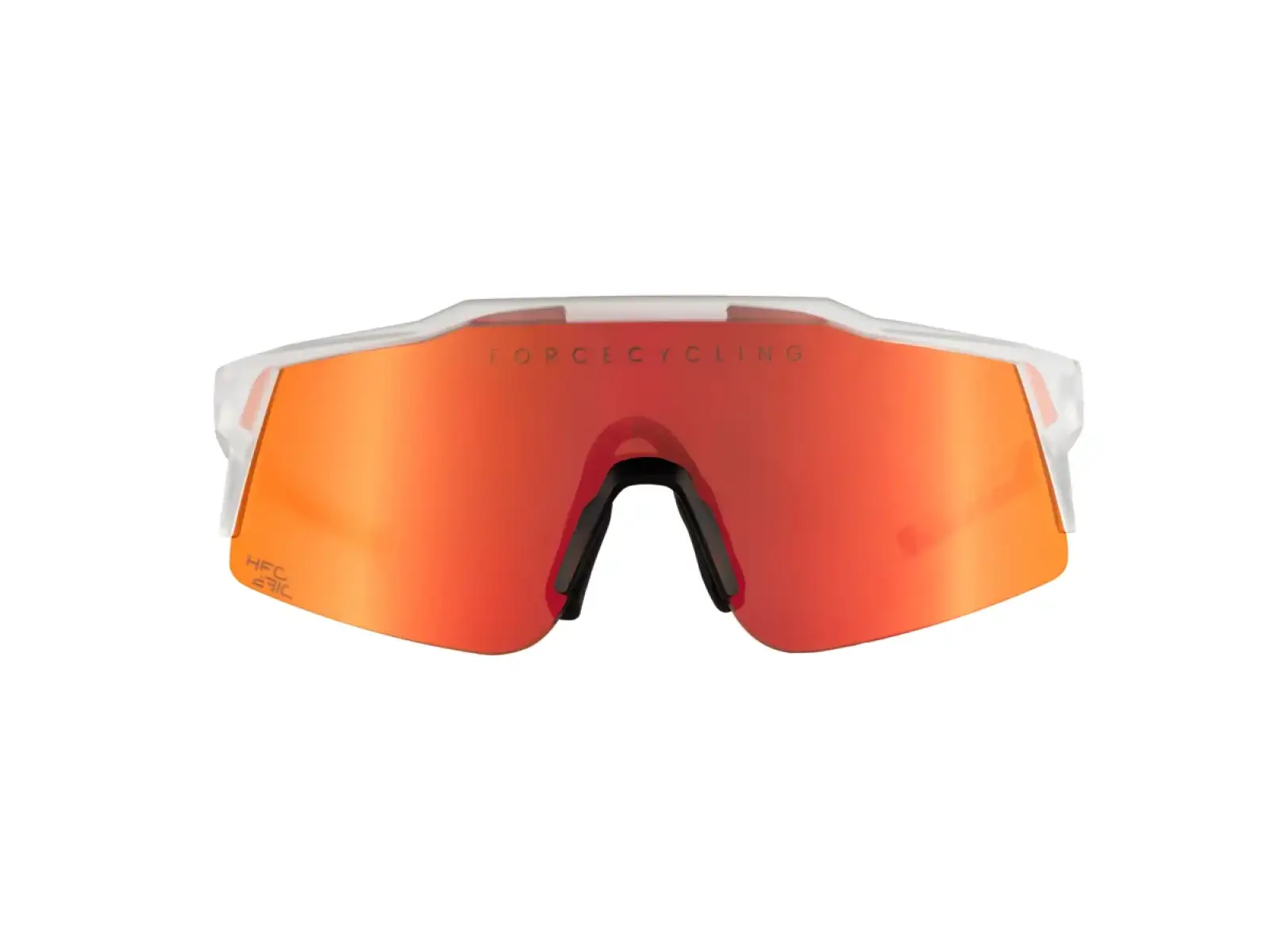 Force Nitro Junior cyklistické brýle transparentní/červené zrcadlové sklo