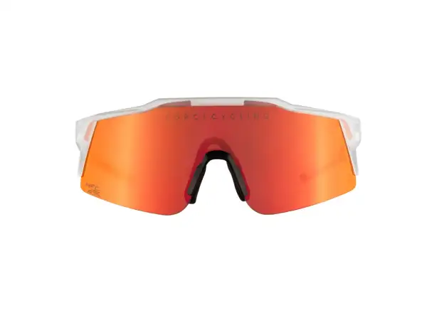 Force Nitro Junior cyklistické brýle transparentní/červené zrcadlové sklo