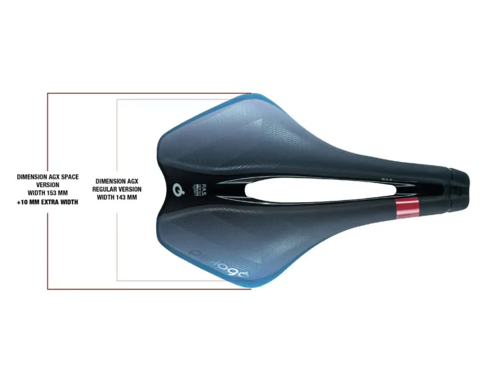 Prologo Dimension AGX Space T4.0 153 mm sedlo černá