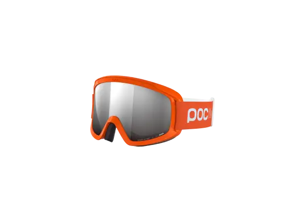 POC POCito Opsin dětské lyžařské brýle Fluorescent Orange/Partly Sunny Silver