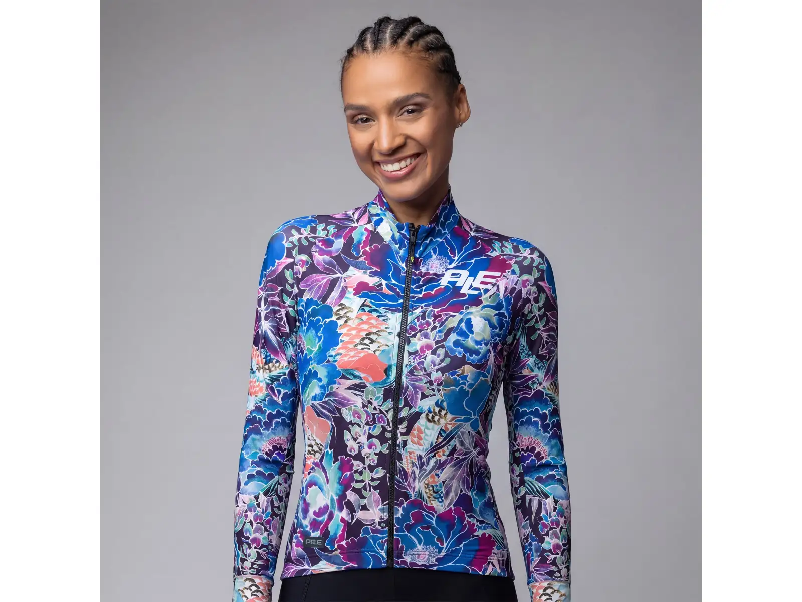 Alé PR-E Jardin dámský zateplený dres dlouhý rukáv Purple Combo
