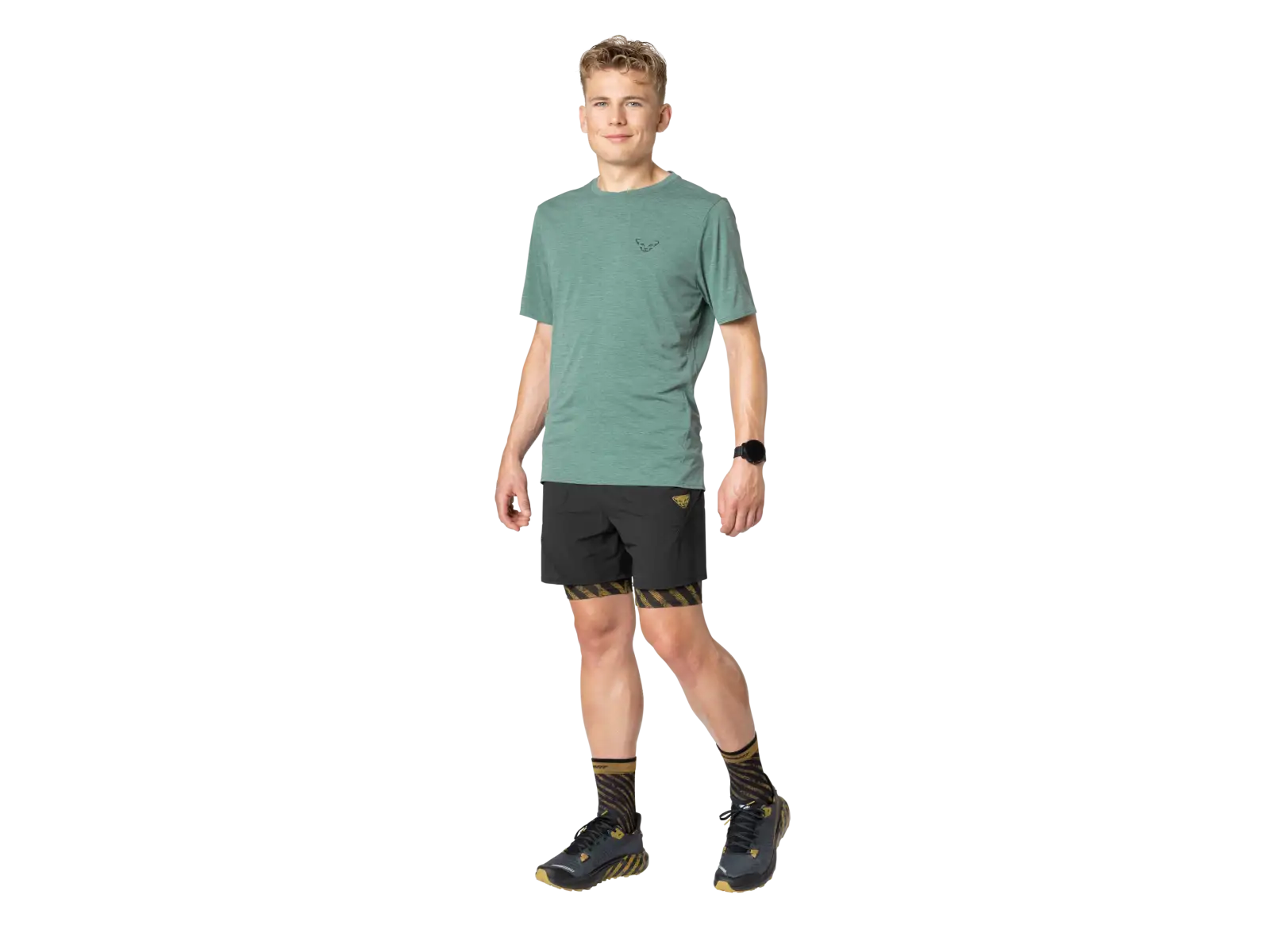 Dynafit Trail pánské běžecké triko krátký rukáv Atlantic