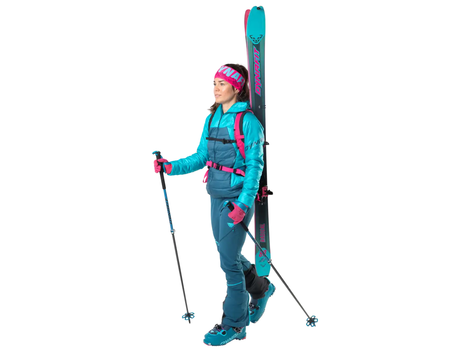Dynafit Radical 88 dámské skialpové lyže Reef/Flamingo