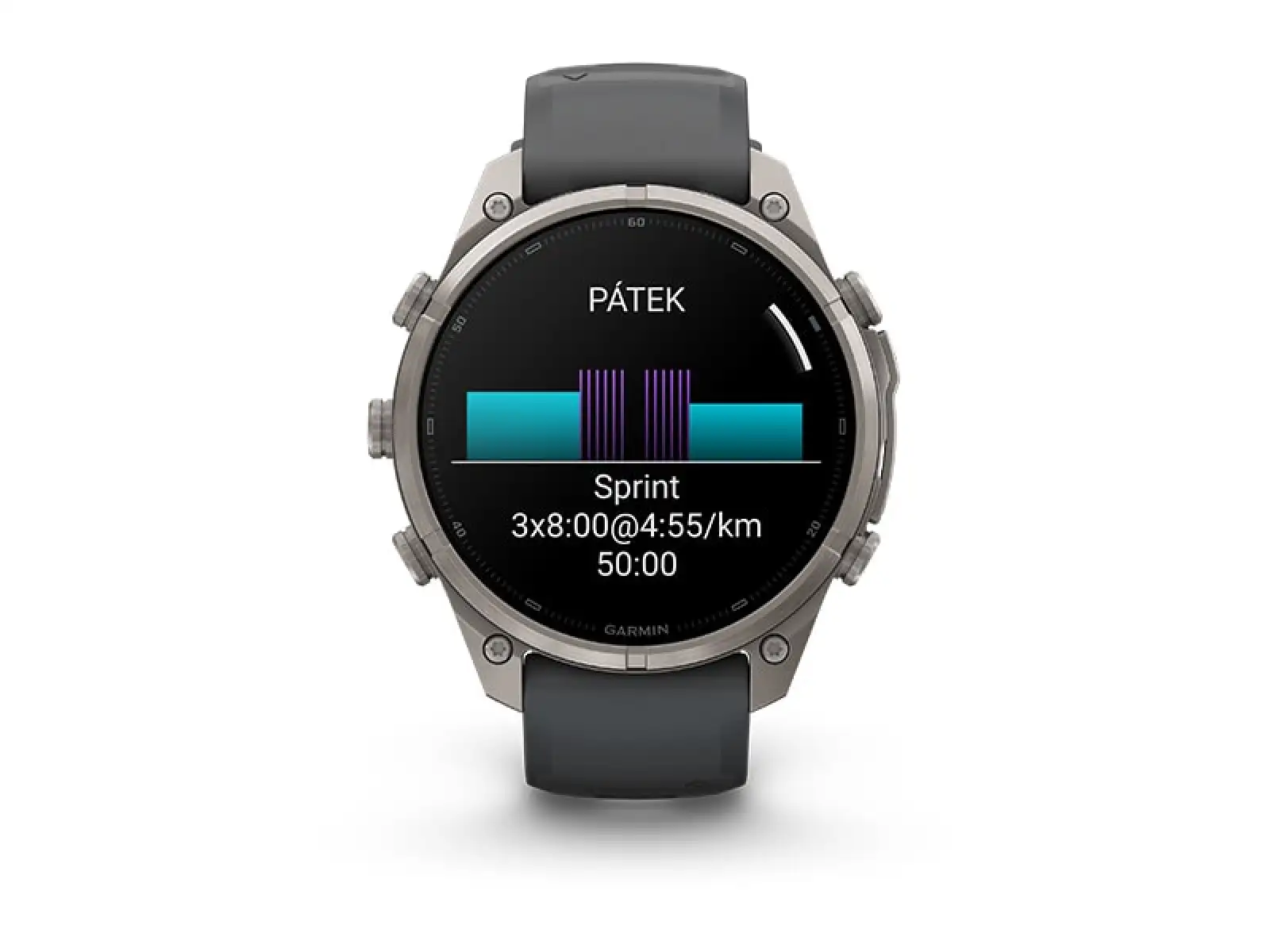 Garmin fenix 9 Pro inReach 43 mm chytré hodinky Carbon gray DLC Titanium Black/Pebble gray