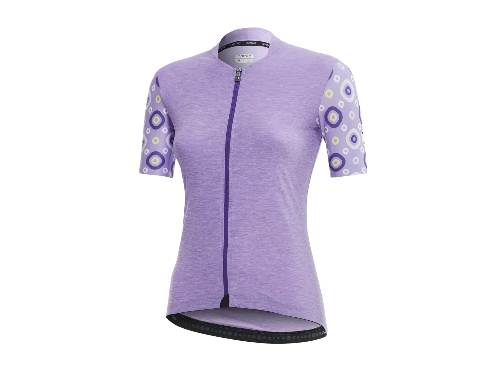 Dotout Check dámský dres krátký rukáv Melange Lilac