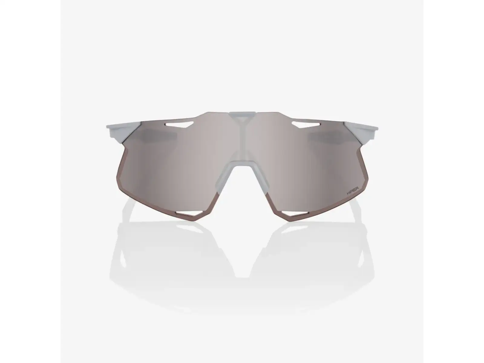 100% Hypercraft brýle Matte Stone Grey/HiPER Silver Mirror
