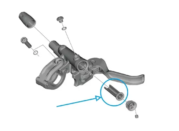 Shimano BL-M6100/BL-M4100 náhradní membrána páky