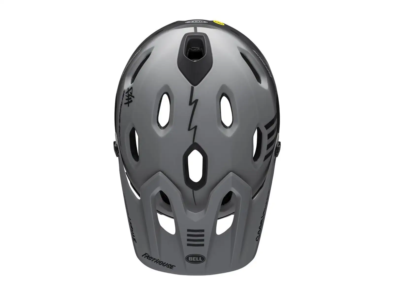 Bell Super DH Spherical přilba Mat Gray/Black Fasthouse