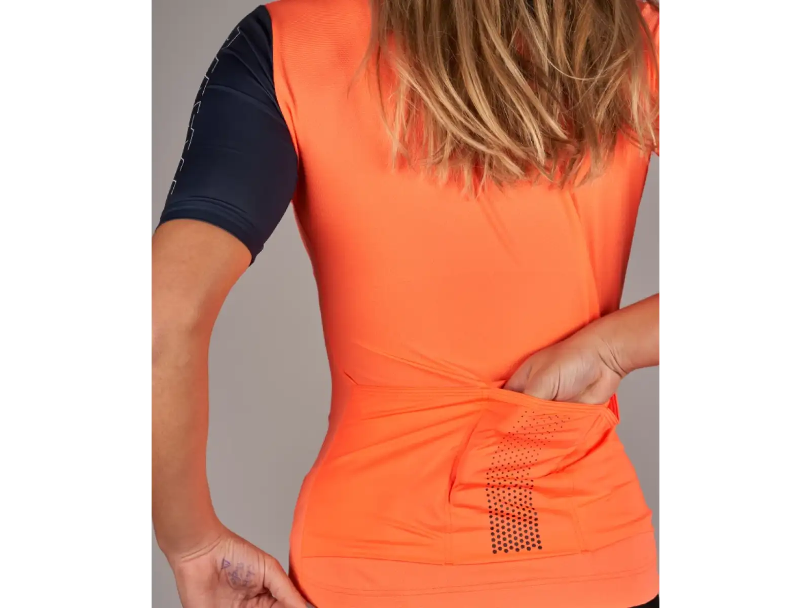 Mavic Essential dámský dres krátký rukáv Coral/Deep Blue
