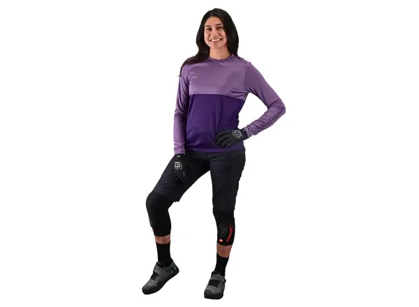 Troy Lee Designs Lilium dámský dres dlouhý rukáv Block orchid/purple