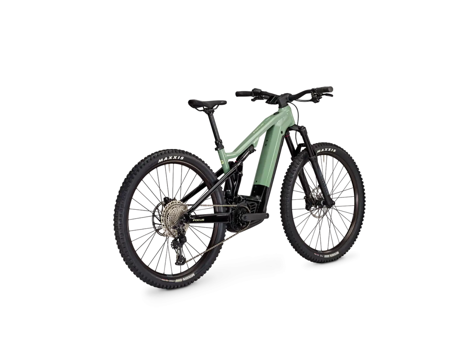 Focus Thron2 6.8 DI 625Wh horské elektrokolo Mineralgreen Glossy / Magicblack Glossy