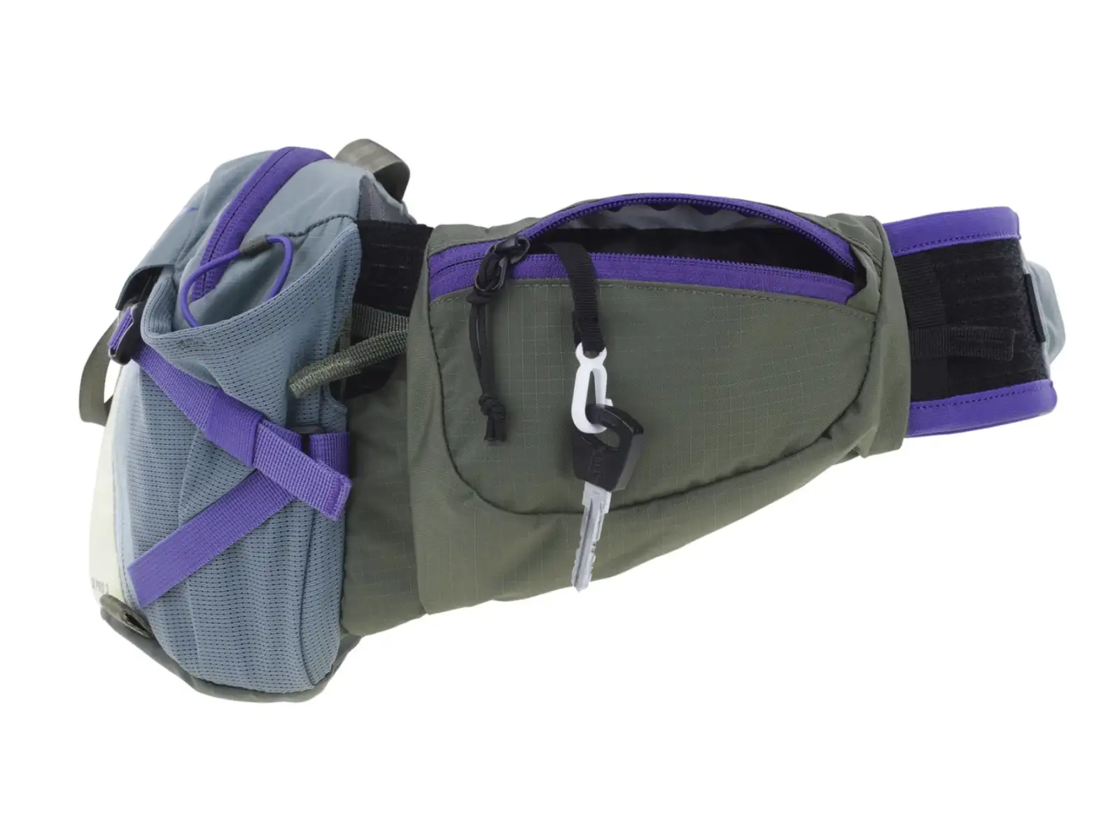 Evoc Hip Pack Pro 3 l + pint vak 1,5 l Steel/Violet/Dark Olive