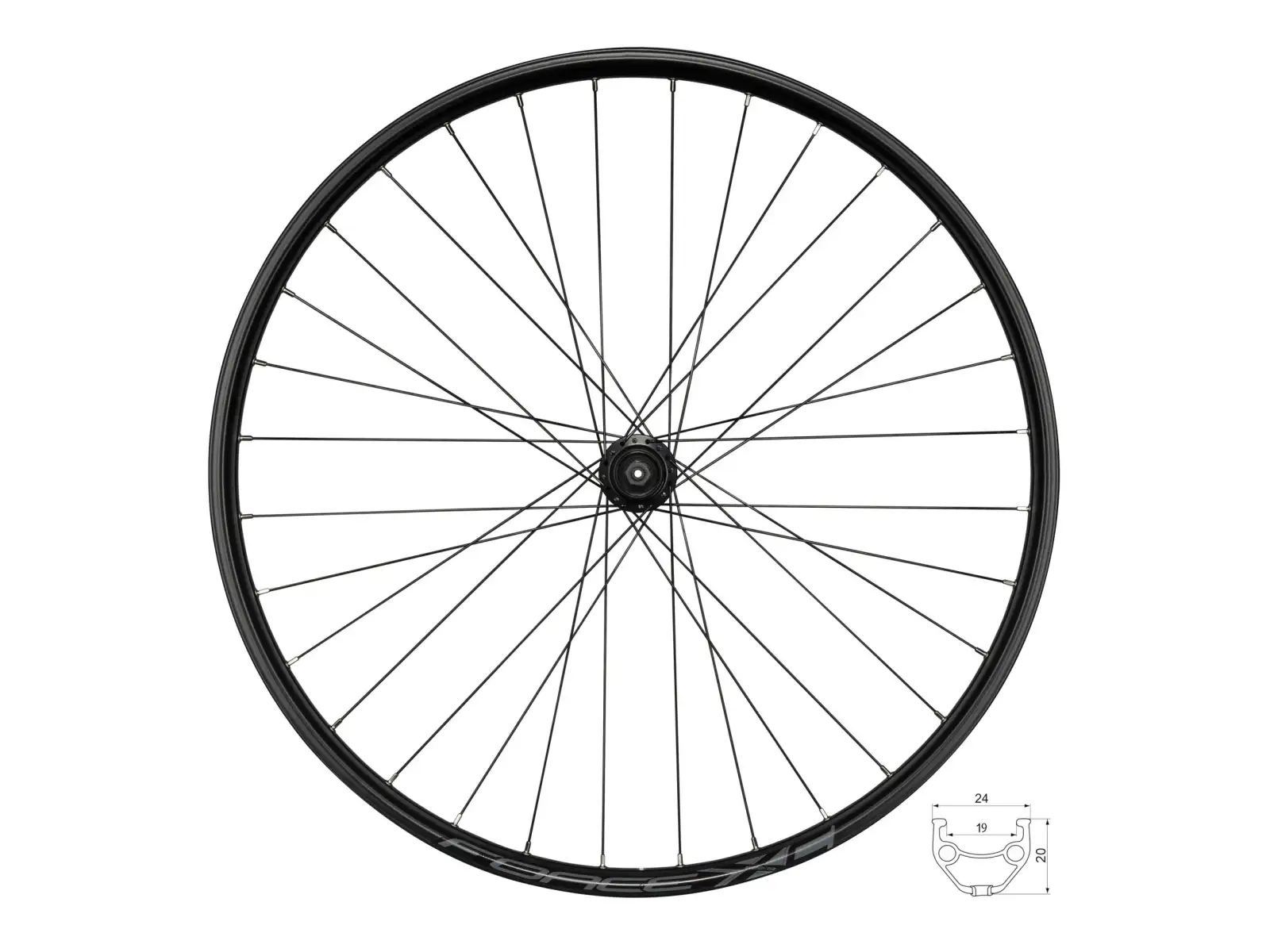 Force XC Disc 29 CL zadní vypletené kolo náboj Force F804323