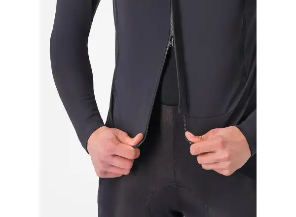 Castelli Perfetto RoS 3 Jacket pánská bunda Light Black/Silver Reflex