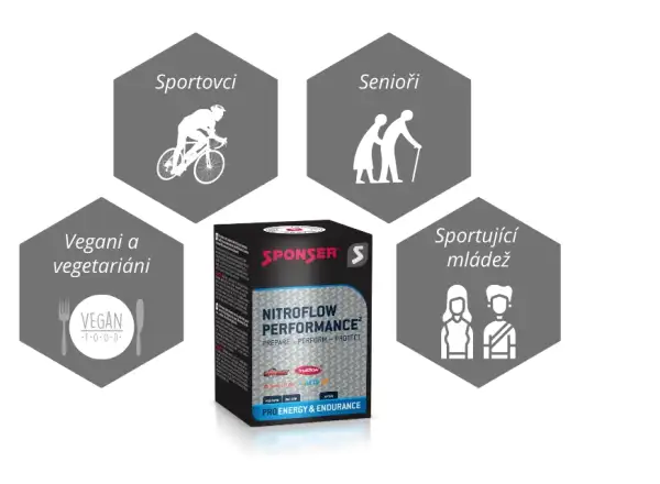 Sponser Nitroflow Performance 10 x 7 g přírodní antioxidační komplex