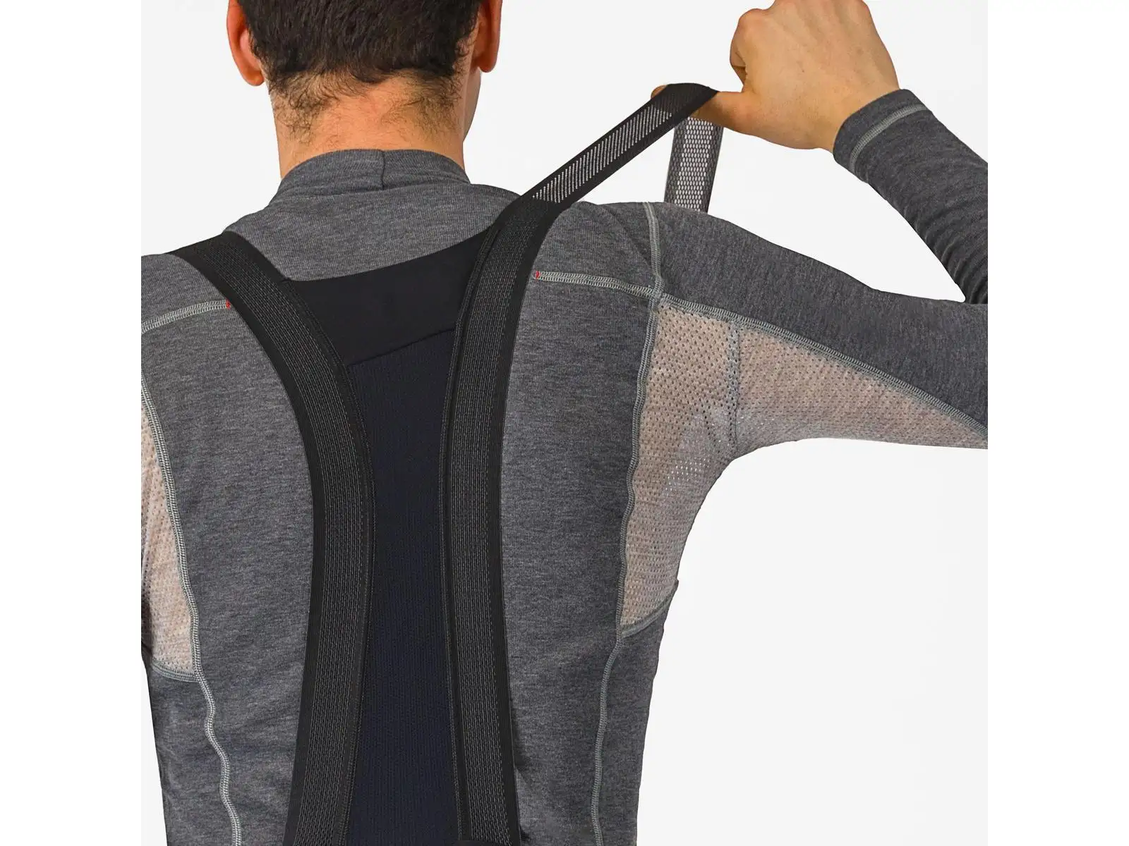 Castelli Espresso Bibtight pánské kalhoty s laclem a vložkou Black