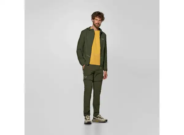 Salewa Pedroc Wind Light pánská mikina Dark Olive