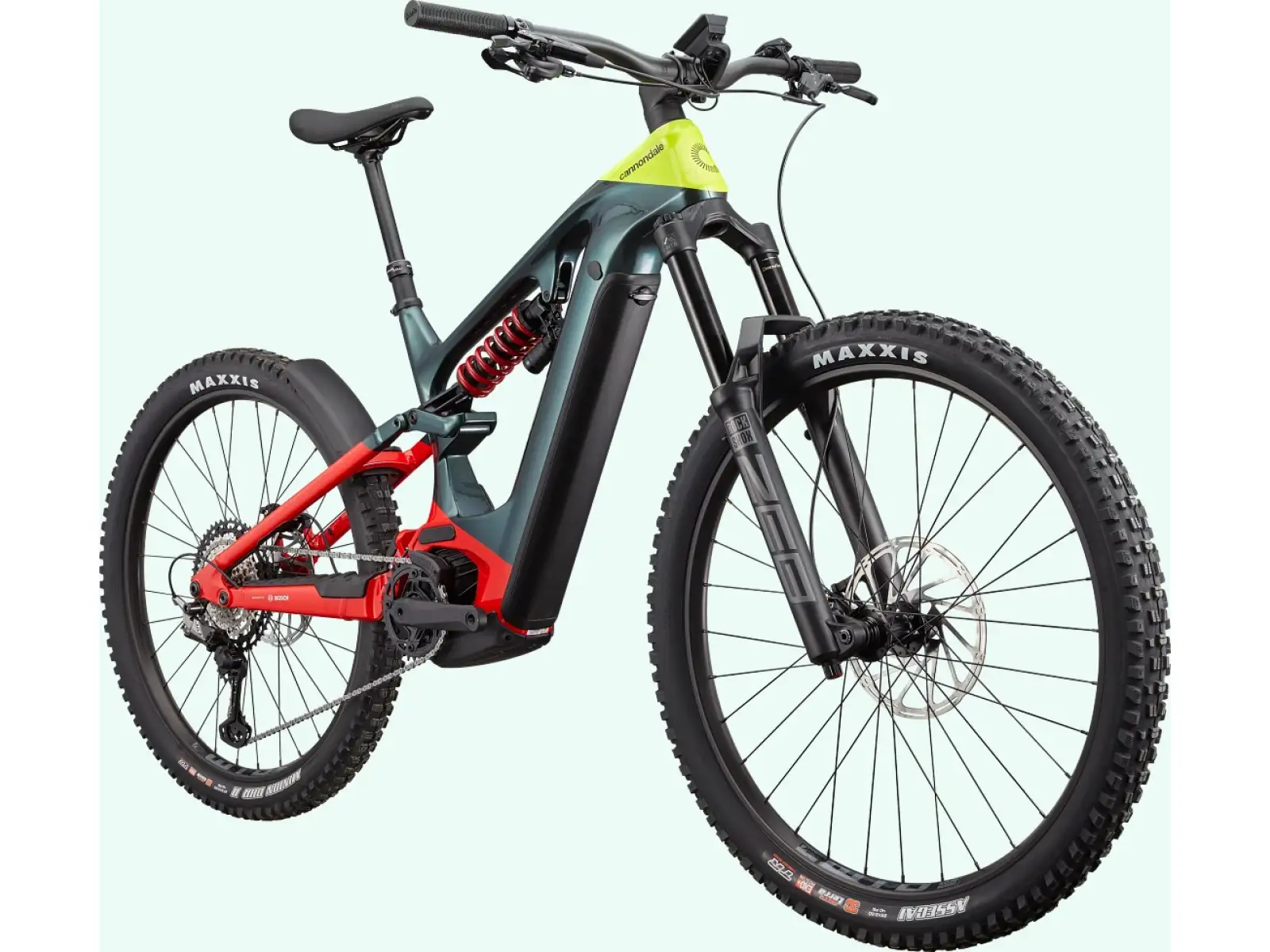 Cannondale Moterra Neo Carbon LT 1 celoodpružené elektrokolo Gunmetal Green