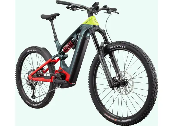 Cannondale Moterra Neo Carbon LT 1 celoodpružené elektrokolo Gunmetal Green