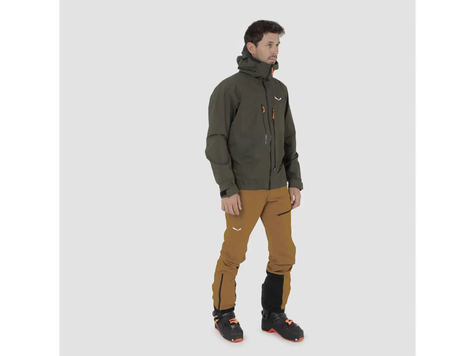 Salewa Sella 3L Powertex pánská bunda Dark Olive