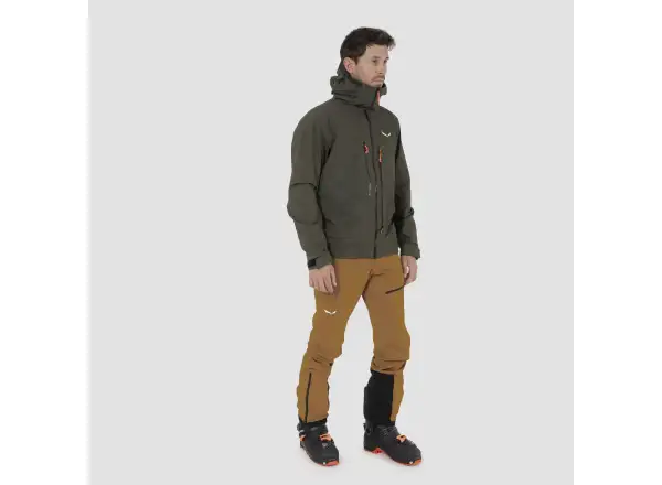 Salewa Sella 3L Powertex pánská bunda Dark Olive