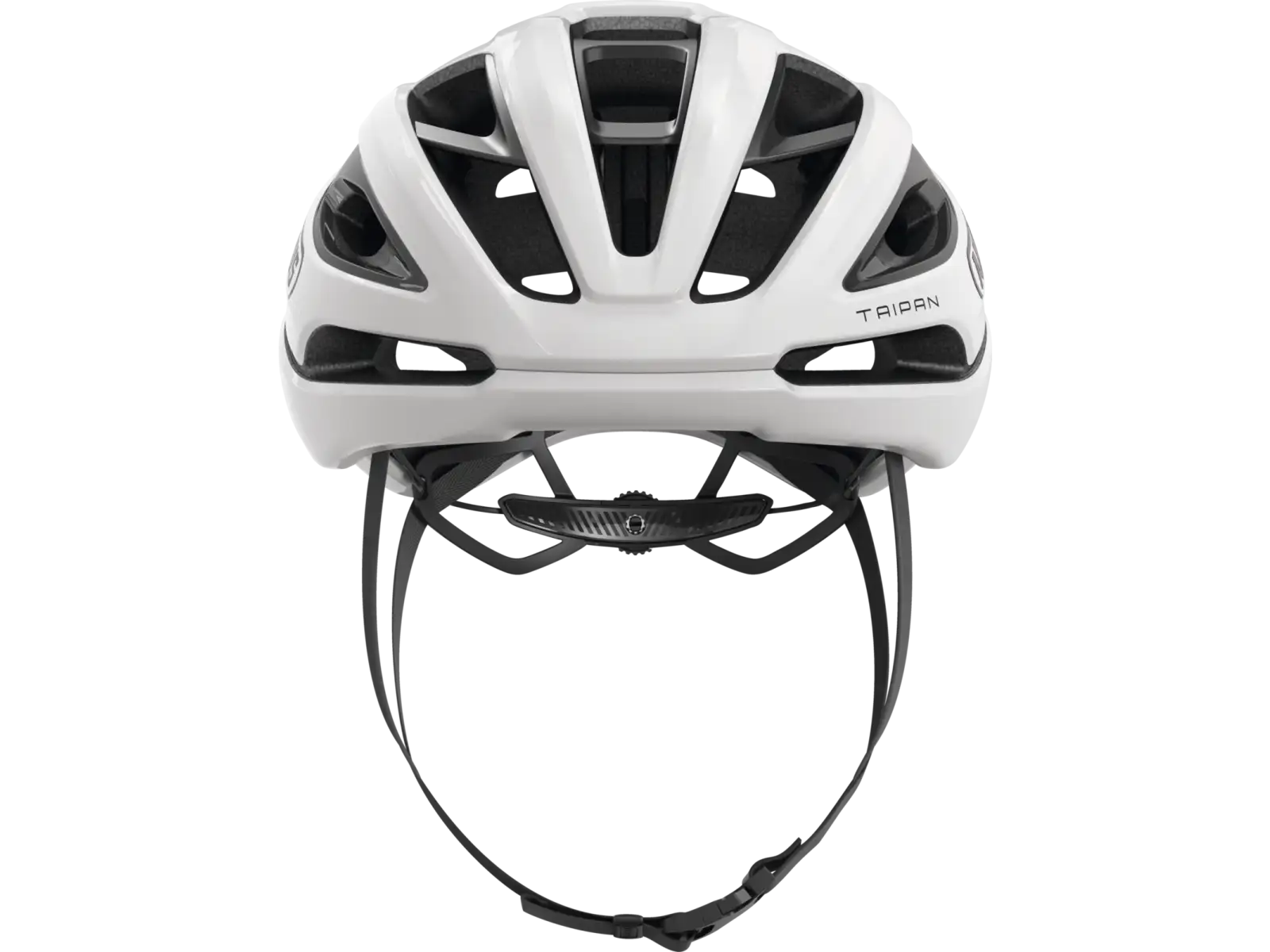 Abus Taipan LED gravel přilba Shiny White