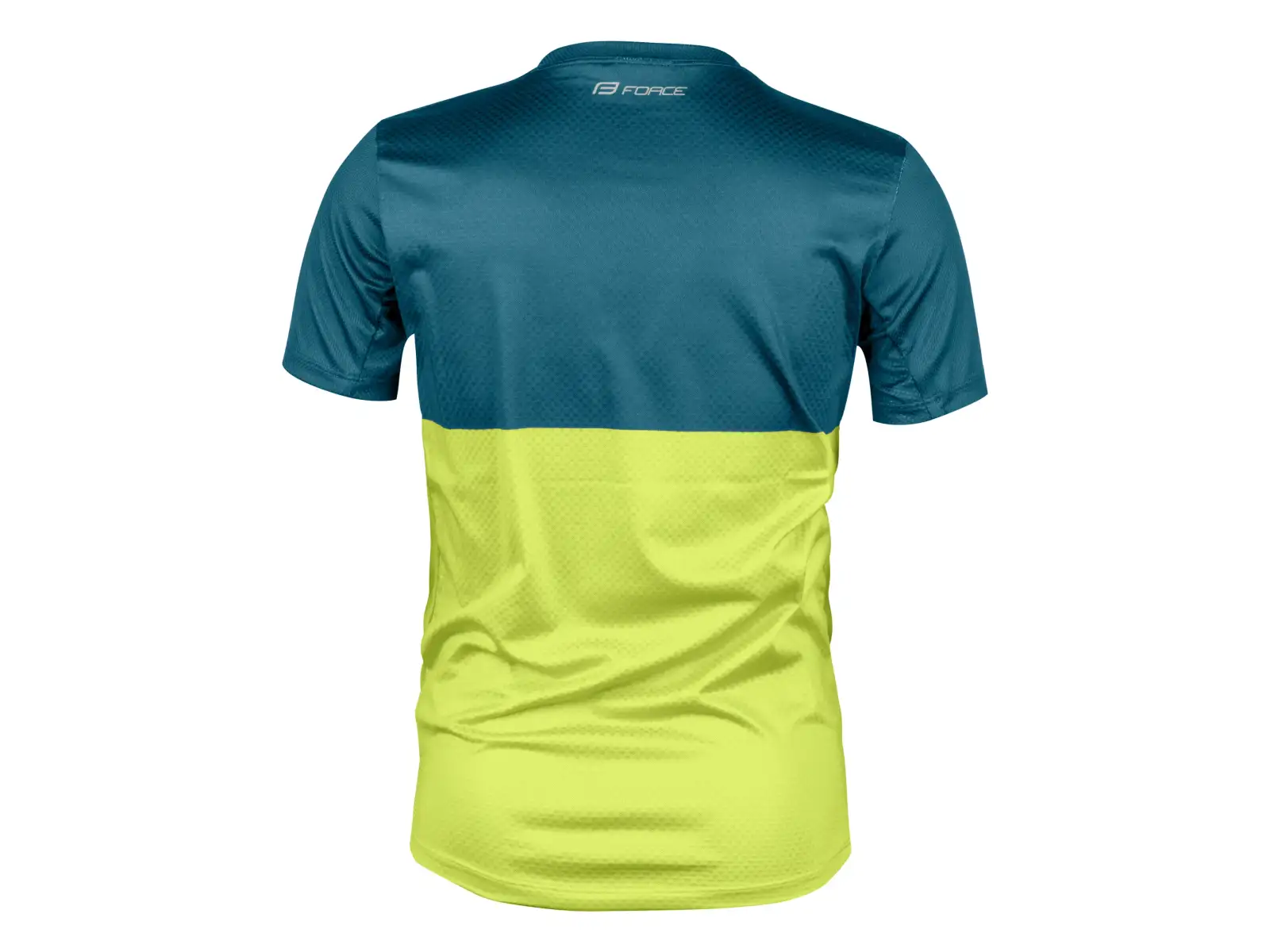 Force Kid MTB Cherry dětský dres krátký rukáv modrá/limetková
