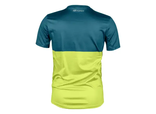 Force Kid MTB Cherry dětský dres krátký rukáv modrá/limetková