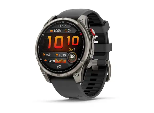 Garmin fenix 8 Pro 47 mm AMOLED Sapphire chytré hodinky Titanium Graphite/Black
