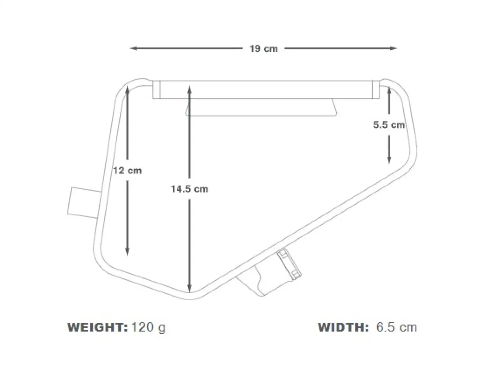 Apidura hydrovak pro rámové brašny 3 l