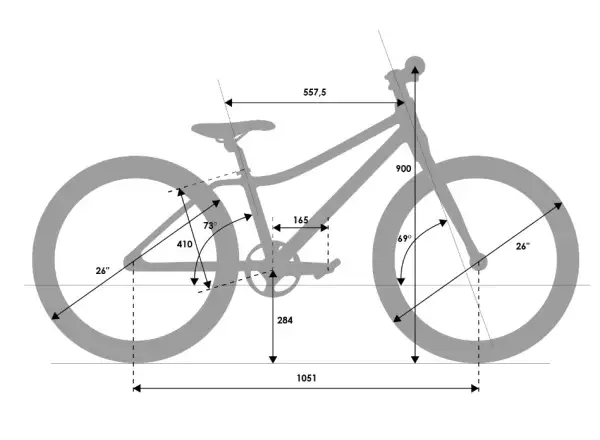 Rascal 26 3 sp. Shimano Nexus dětské kolo Titanium