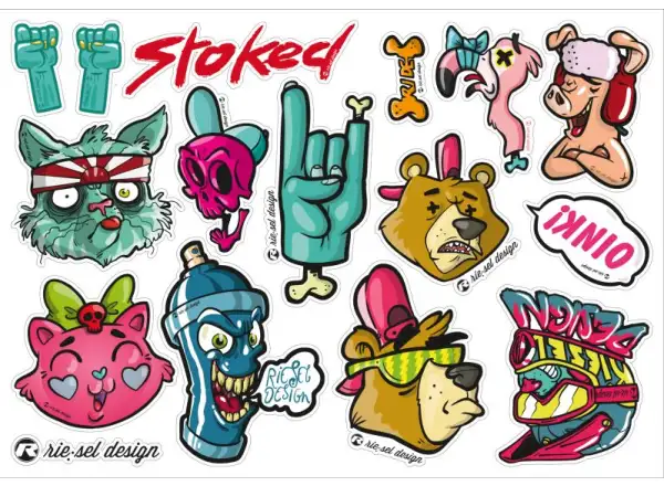 Rie:sel Design samolepky toons