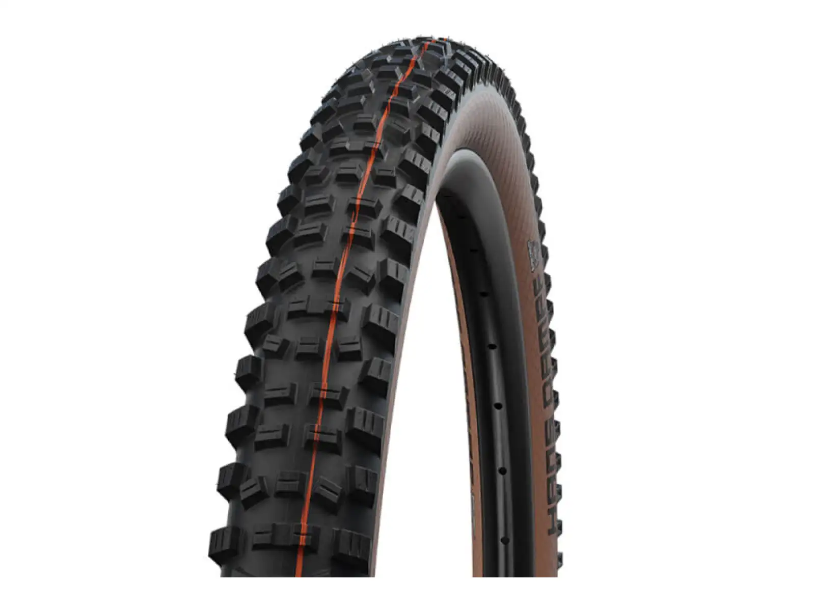 Schwalbe Hans Dampf Super Trail Addix Soft TLE E-25 29x2,60" MTB plášť kevlar bronze