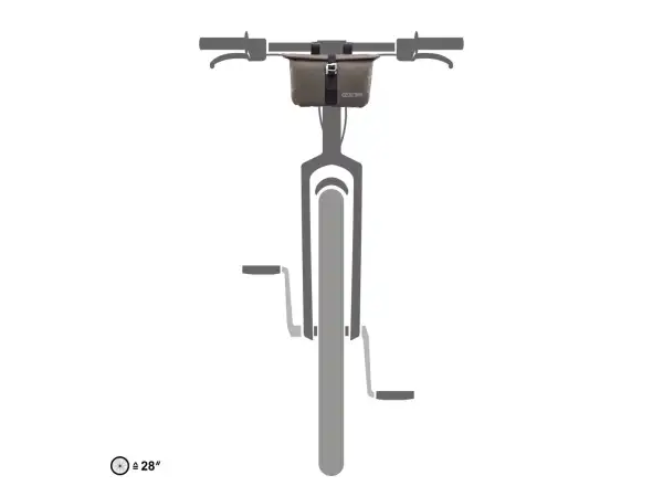 Ortlieb Accessory-Pack dodatečná brašna na řídítka 3.5 l Dark Sand