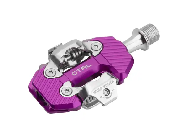 WOLF TOOTH CTRL Trail Clipless pedály Ultraviolet Purple