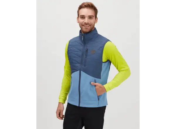 Silvini Grotte pánská zateplená vesta Blue/Navy