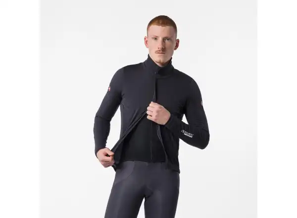 Castelli Alpha 150 Jacket pánská bunda Light Black/Black