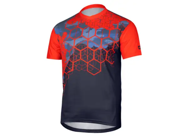 Etape Dirt pánský dres krátký rukáv Modrá/Oranžová