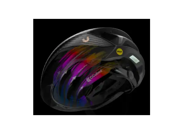 Uvex Ultimate Surge Carbon Mips silniční přilba All Black Matt