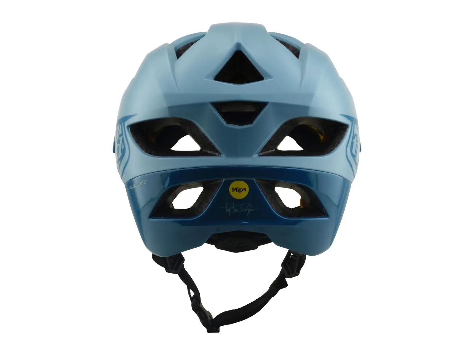 Troy Lee Designs Flowline MIPS přilba Point Dawn Blue/Sapphire