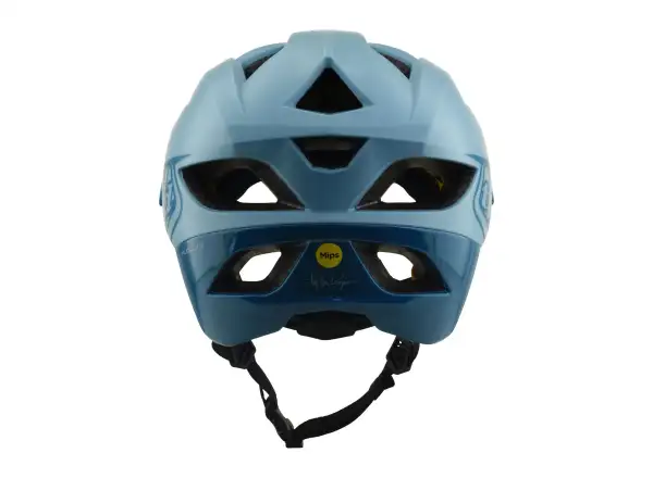 Troy Lee Designs Flowline MIPS přilba Point Dawn Blue/Sapphire