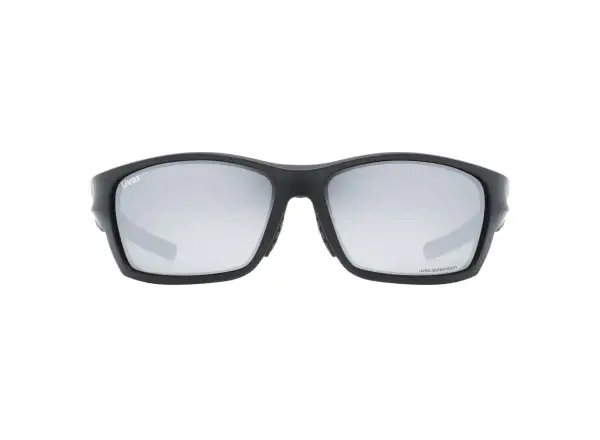 Uvex Sportstyle 232 P brýle Black Mat Red/Polavision Mirror Silver