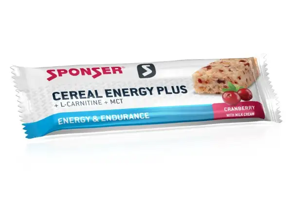 Sponser Cereal cereální tyčinka 40 g Cranberry