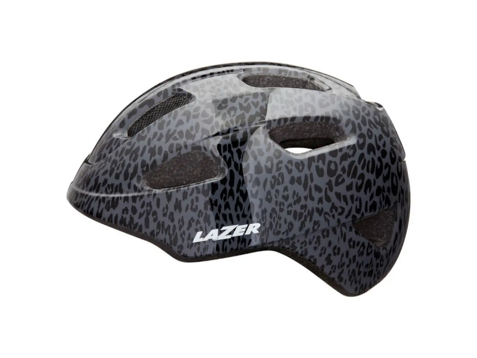 Lazer NUTZ KC dětská přilba černá Leopardí vel. Uni (50-56 cm)