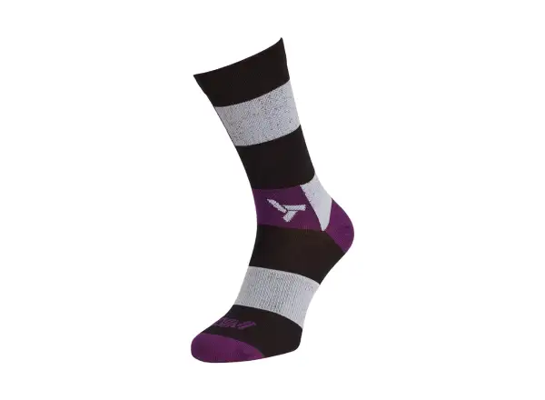 Silvini Cyklistické ponožky BARDIGA UA1642 černá/fialová