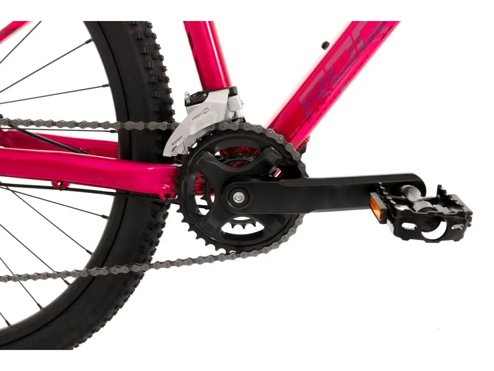 Rock Machine Catherine 40-27 gloss pink/light pink/crimson horské kolo